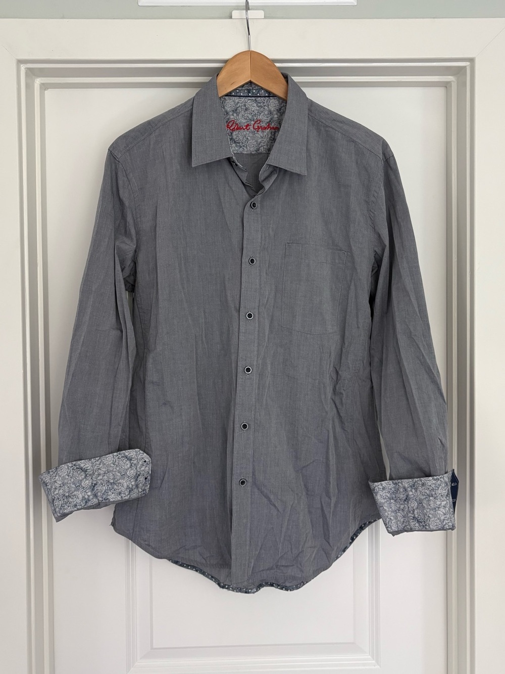 Robert Graham Flip Cuff Button Down XL
